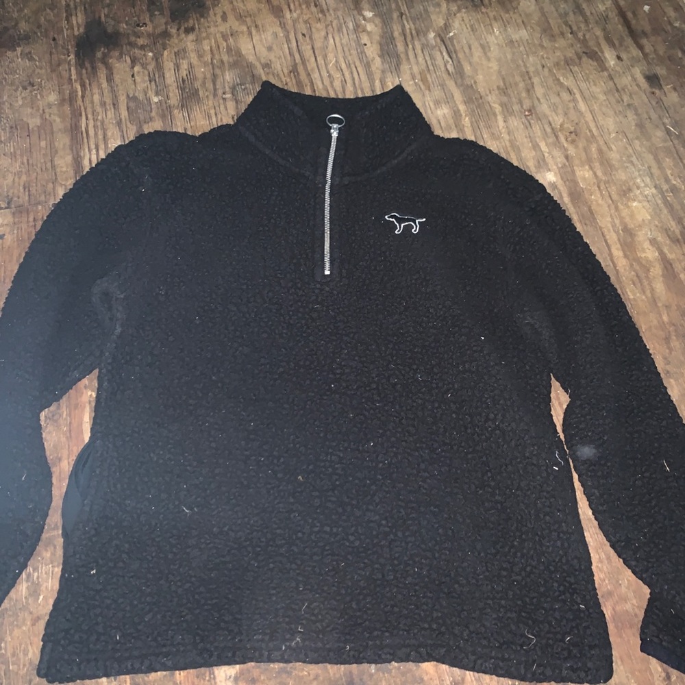 PINK VS furry pull over